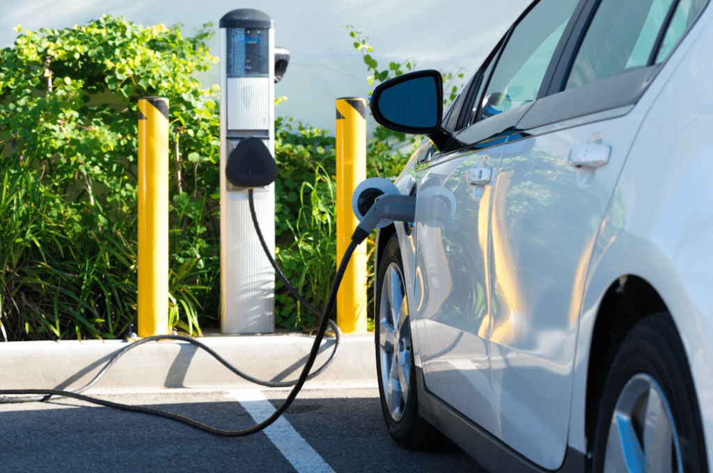 electric car, electric car charger installation