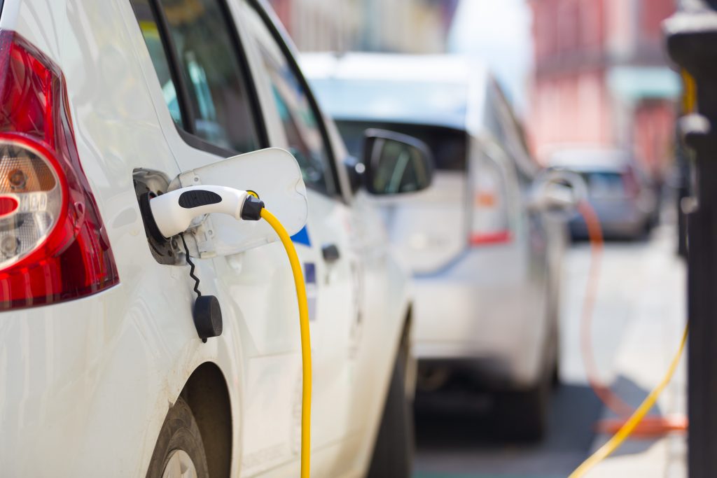 charging an electric car