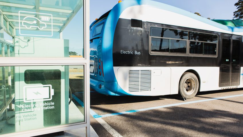 electric buses and trucks